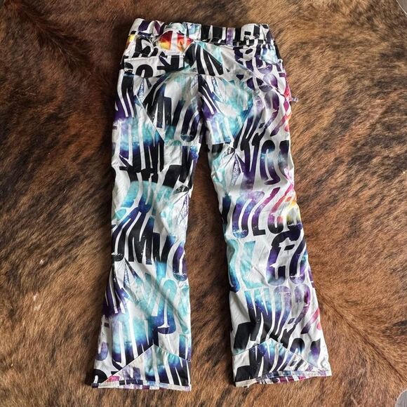 Volcom Multicolored Snowboard Pants Size XL - Picture 2 of 8